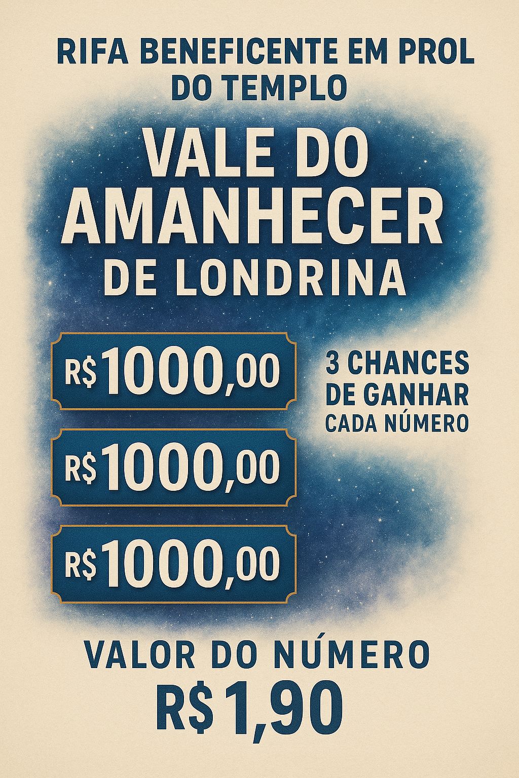 Propósito de AJUDAR - 3 Prêmios, 3 Chances, 1 Missão